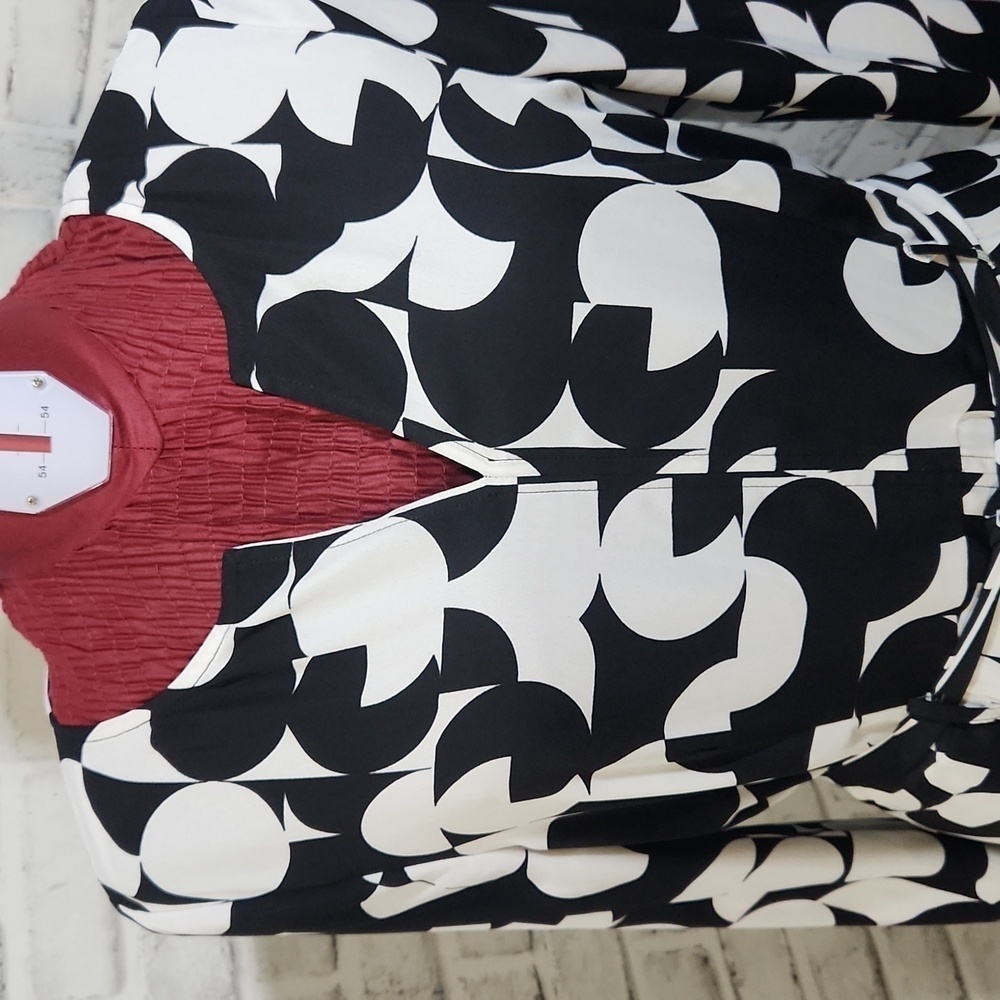Worthington SZ 12 Black/White Dress - Picture 4 of 12